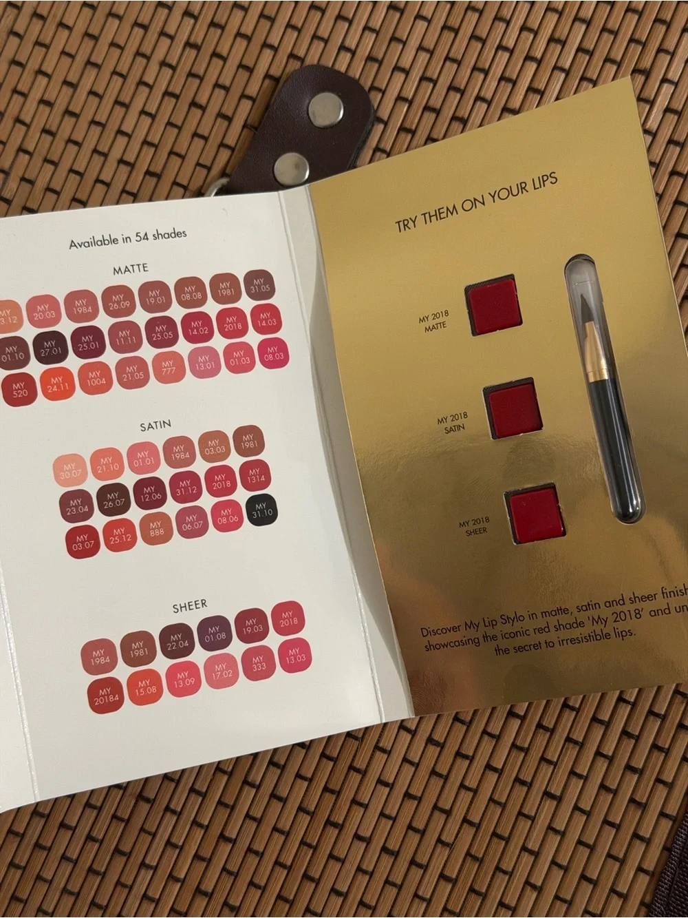 Dolce & Gabbana Lipstick Trio - My 2018 (satin, matte and sheer